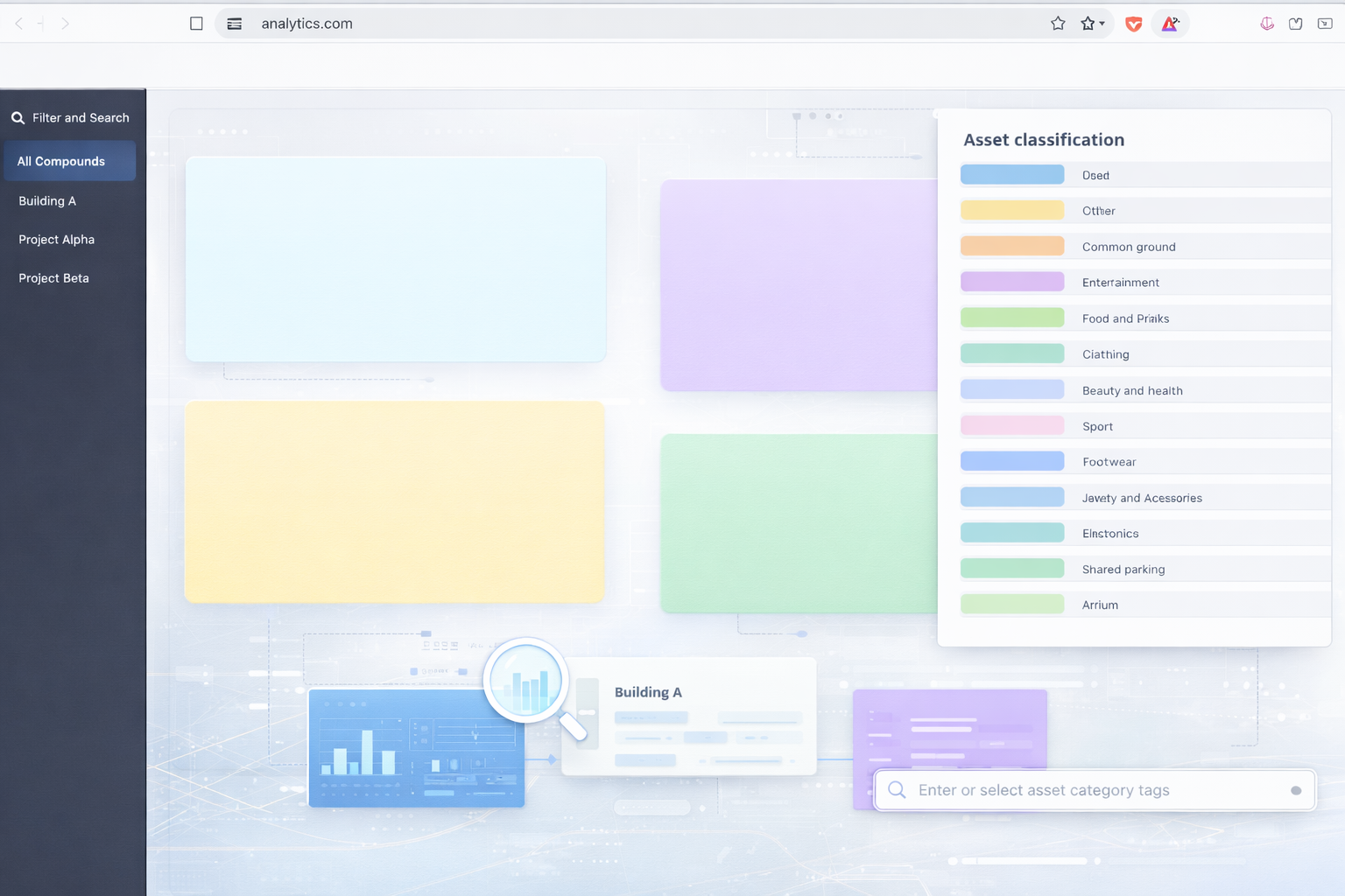 Layout-based platform preview (stylized)